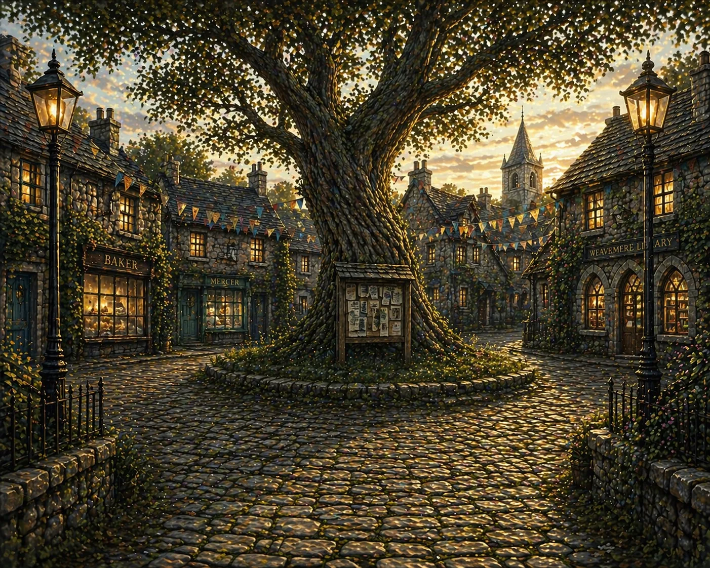 Weavermere village square